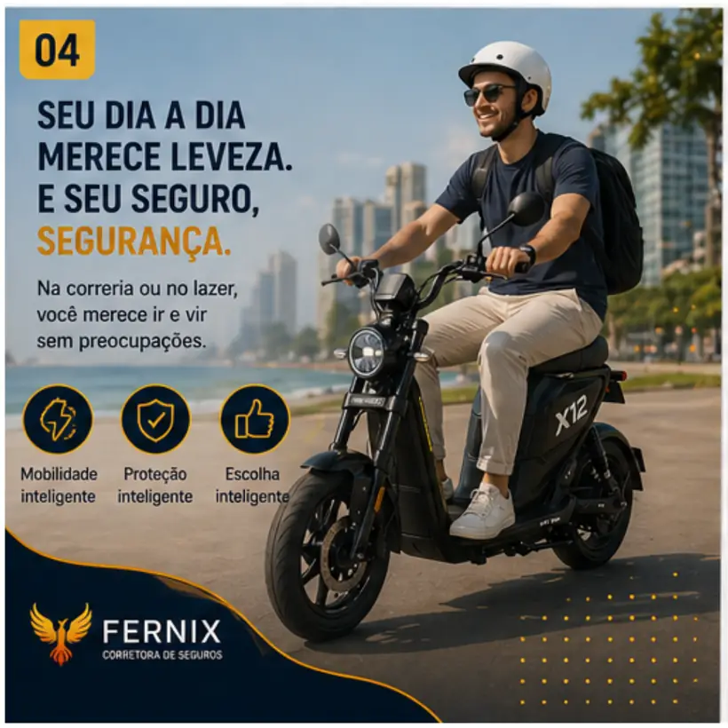 Seguro para scooter eletrica no dia a dia