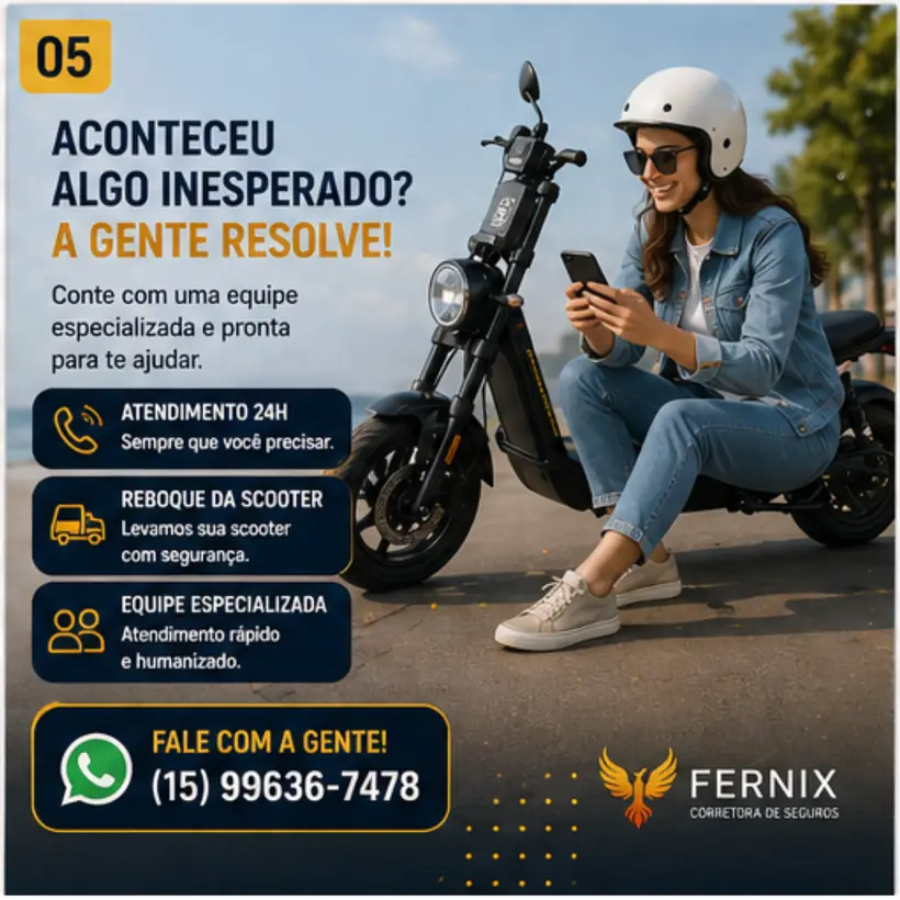 Atendimento e assistencia para scooter eletrica